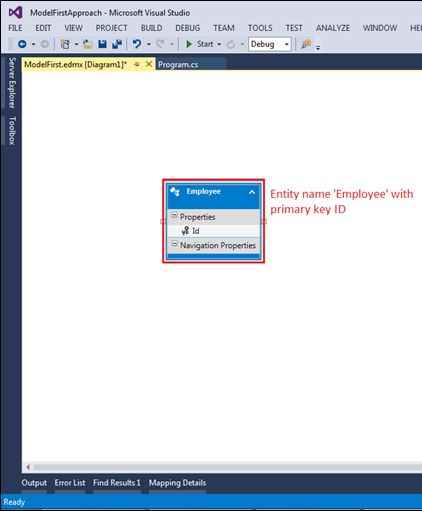 Entity Data Model Designer